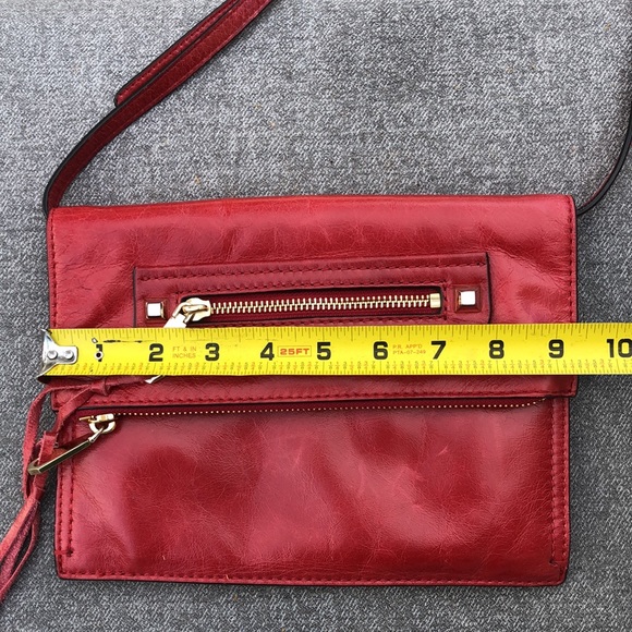 REBECCA MINKOFF Distressed Leather Crossbody Bag - Picture 13 of 14